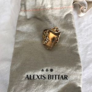 Alexis Bittar gold ring